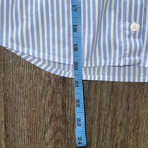 Maeve Anthropology Cable Short Sleeve Twofer Sweater Navy - Picture 13 of 14